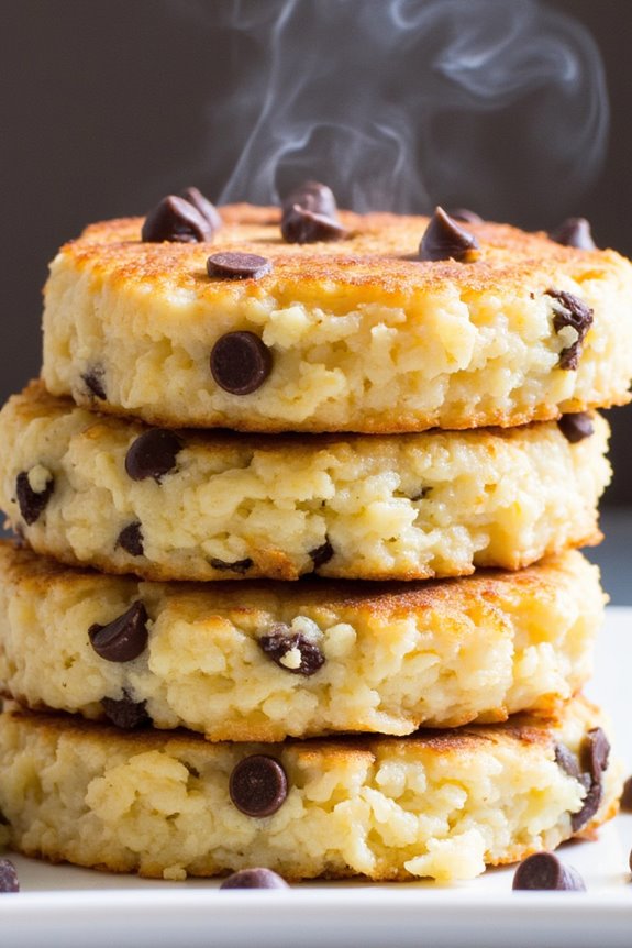 chocolate chip rice cakes