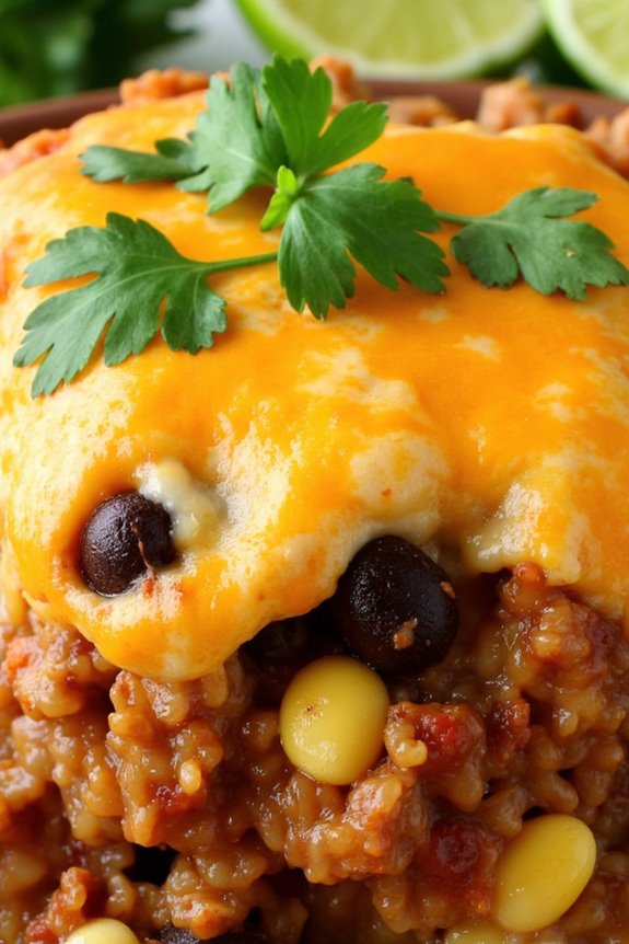 chorizo corn taco casserole