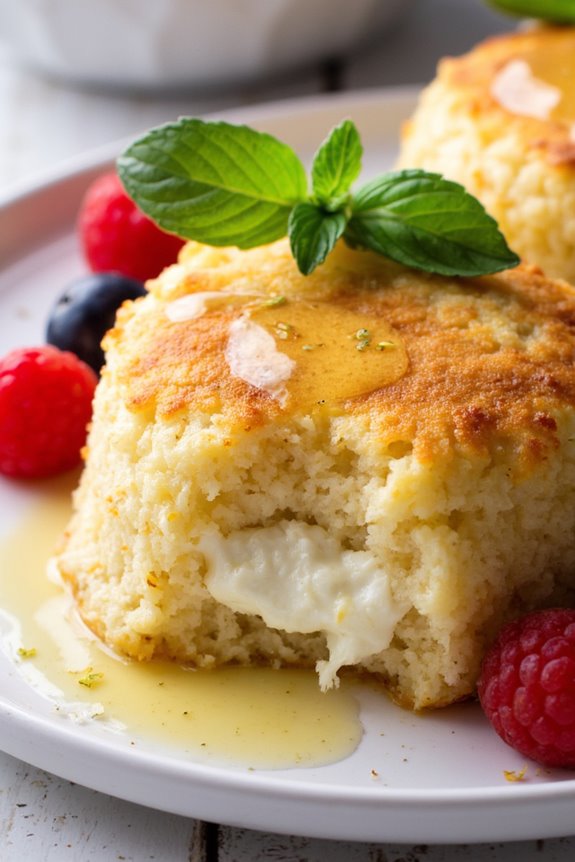 citrusy creamy rice cakes