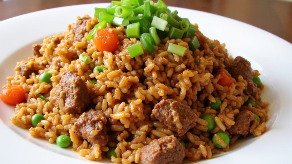 13 Classic Ground Beef Fried Rice Recipes That Feel Familiar classic beef fried rice recipes