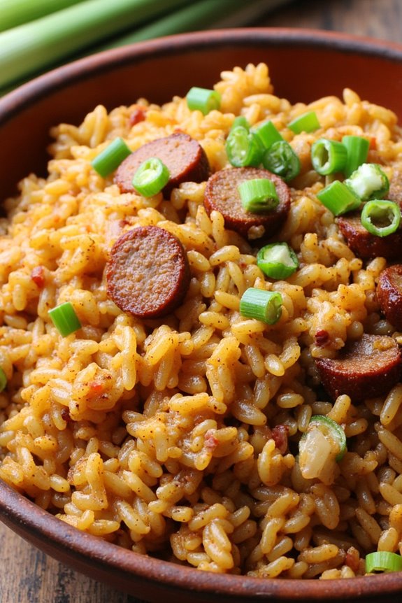 classic cajun chicken sausage dish