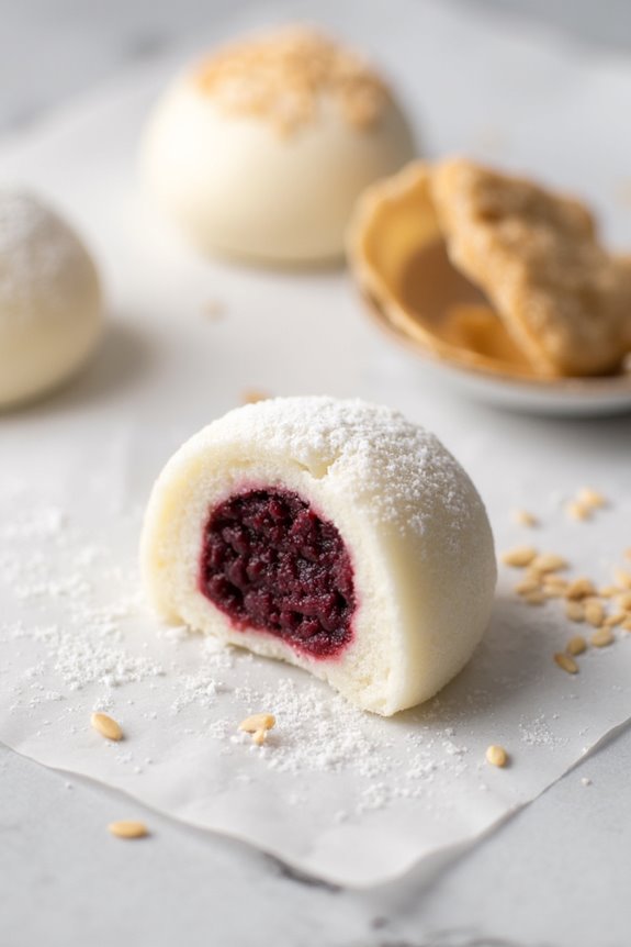 classic japanese red bean mochi