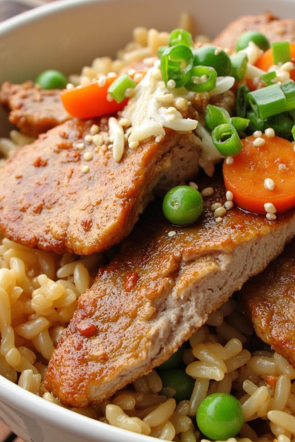 classic pork chop fried rice