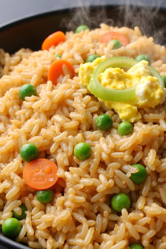 classic quick egg fried rice