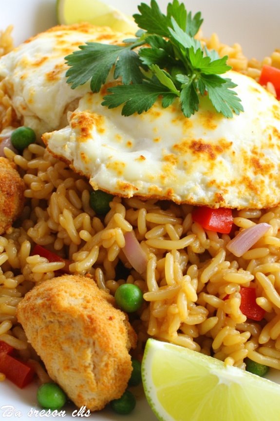 coconut curry chicken fried rice