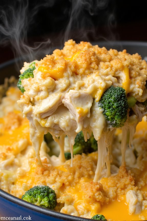 comforting chicken broccoli casserole