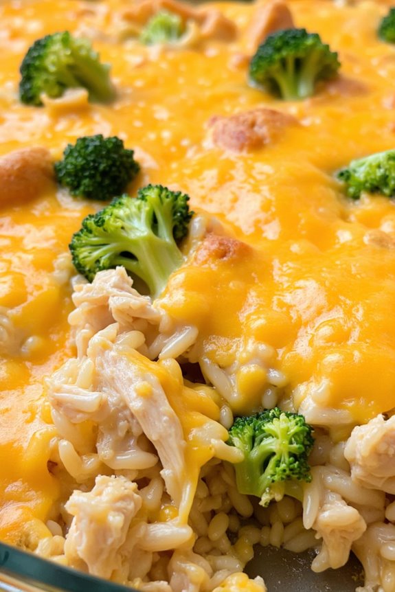 comforting chicken broccoli casserole