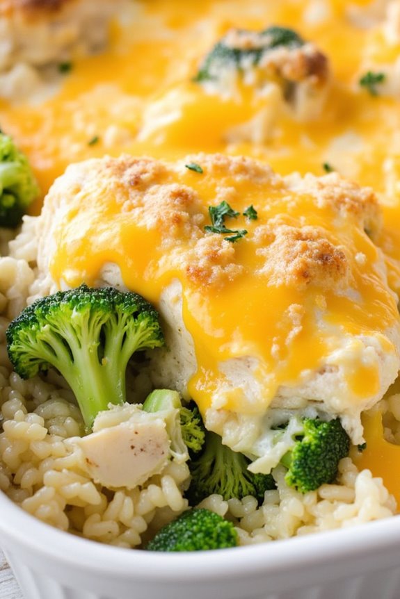 comforting chicken broccoli casserole