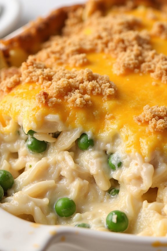 comforting chicken rice casserole