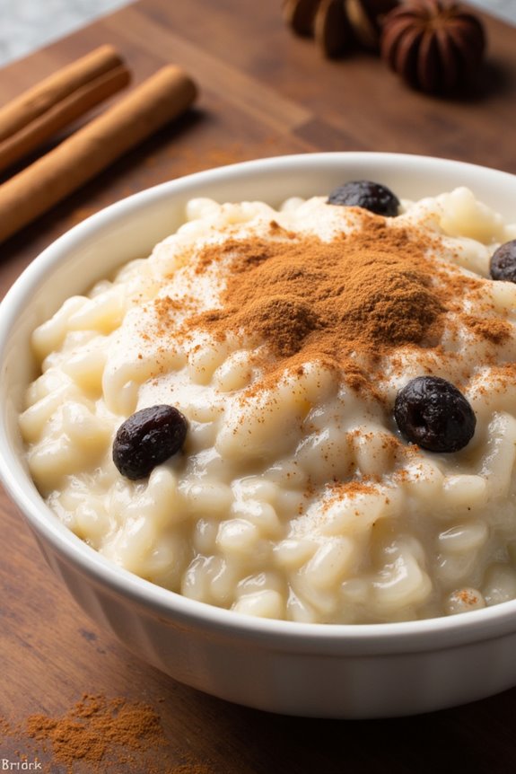 comforting cinnamon raisin pudding