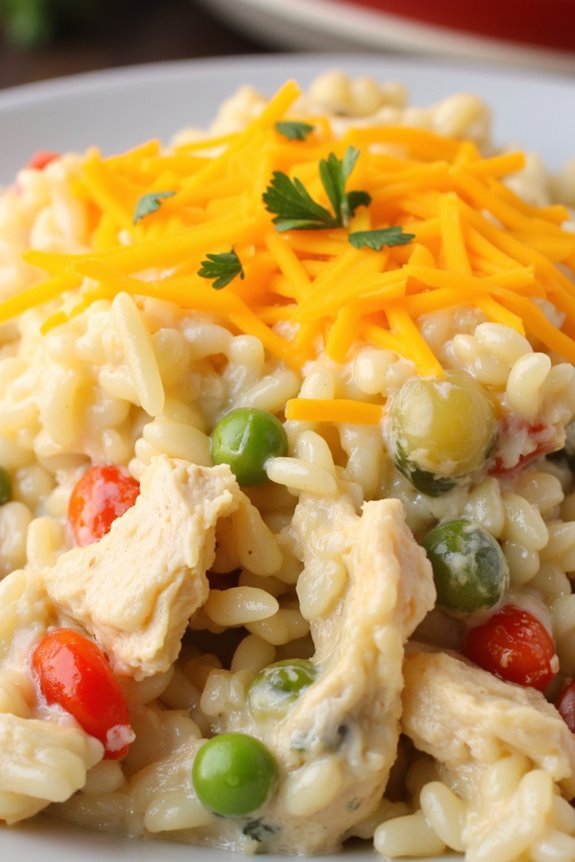 comforting one pot chicken casserole