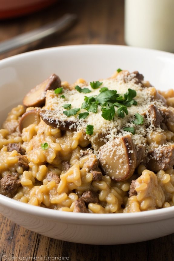 comforting slow cooker risotto
