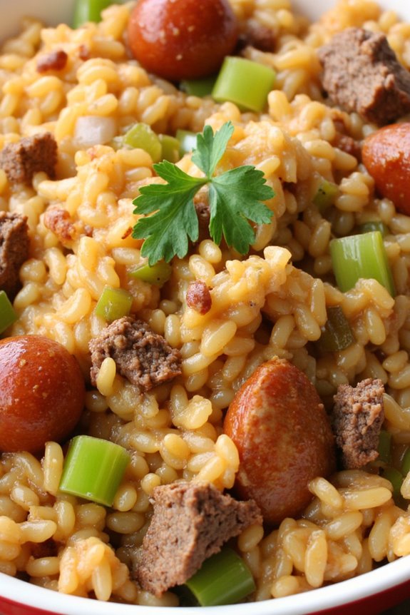 creamy cajun dirty rice