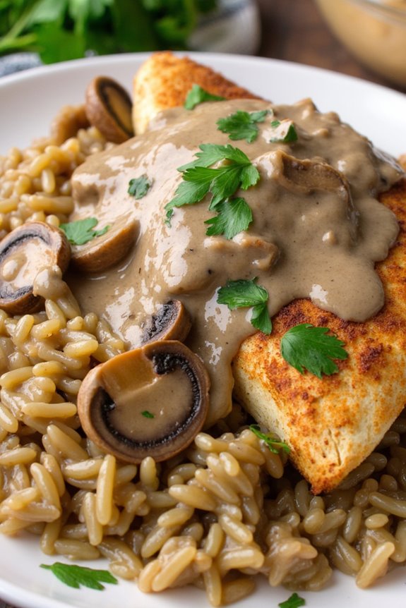 creamy chicken and wild rice