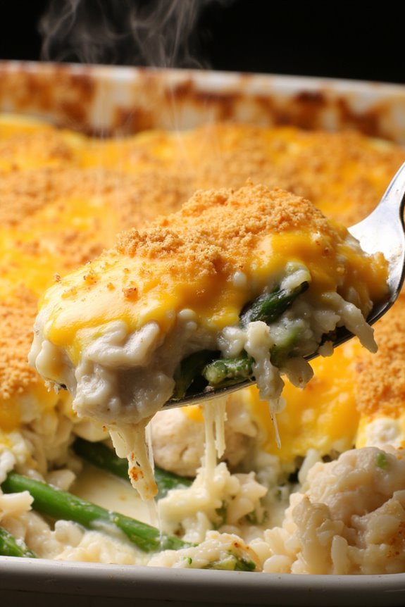 creamy chicken rice casserole