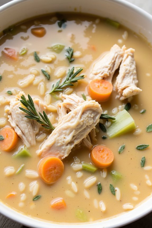 creamy chicken wild rice soup