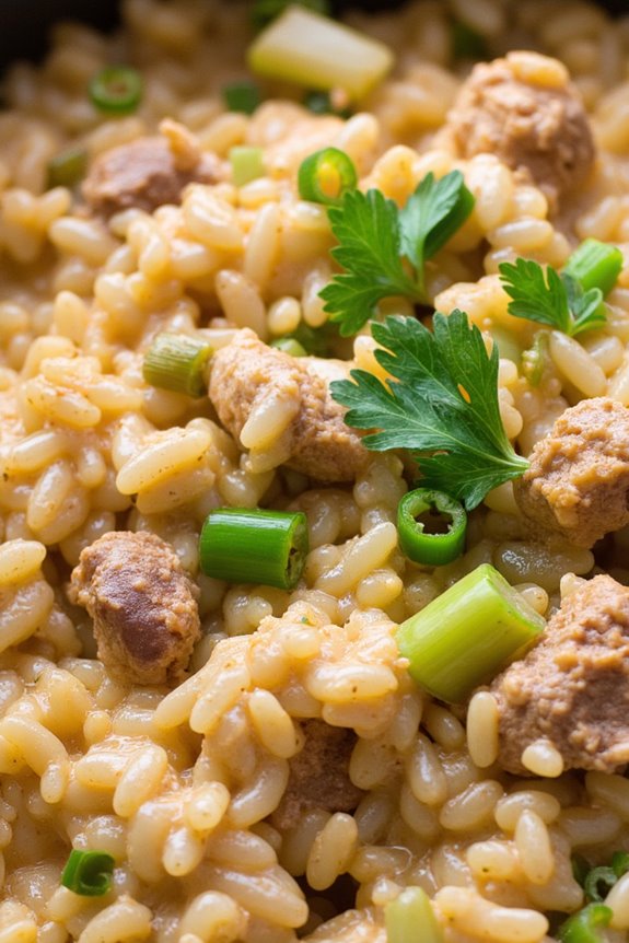 creamy creole dirty rice