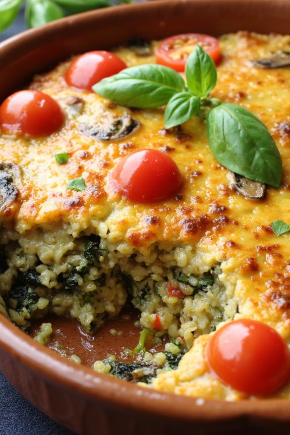 creamy dairy free veggie casserole