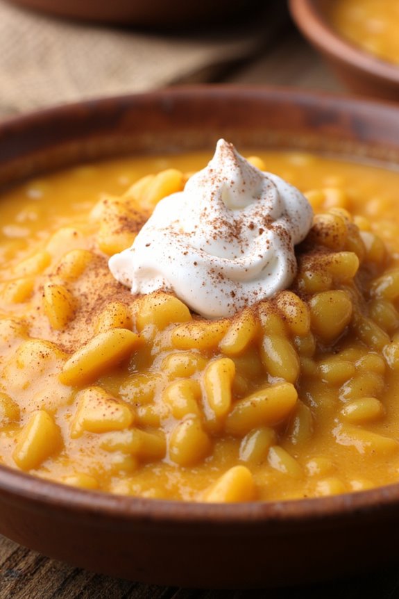 creamy pumpkin spice delight