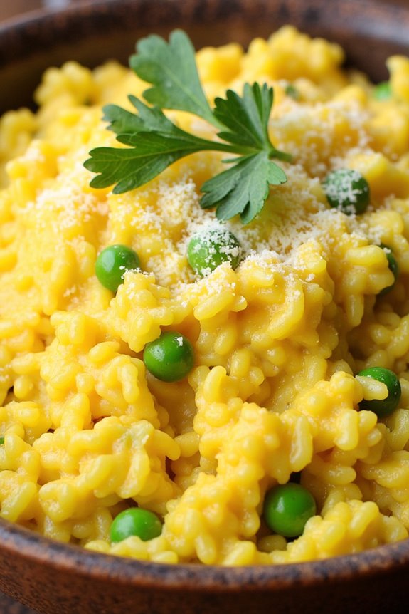 creamy saffron risotto recipe