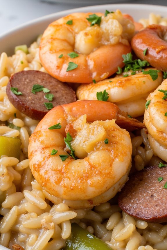 creamy southern shrimp dish