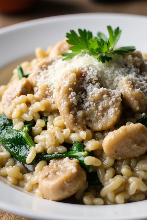 creamy vegetarian risotto delight