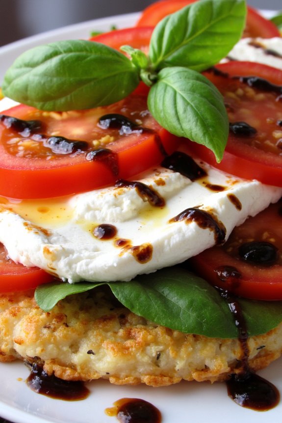 crispy caprese salad delight