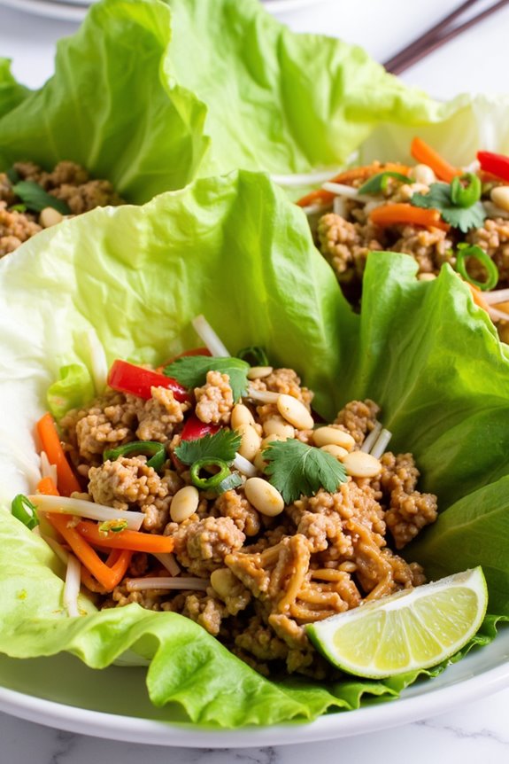crispy noodle lettuce wraps