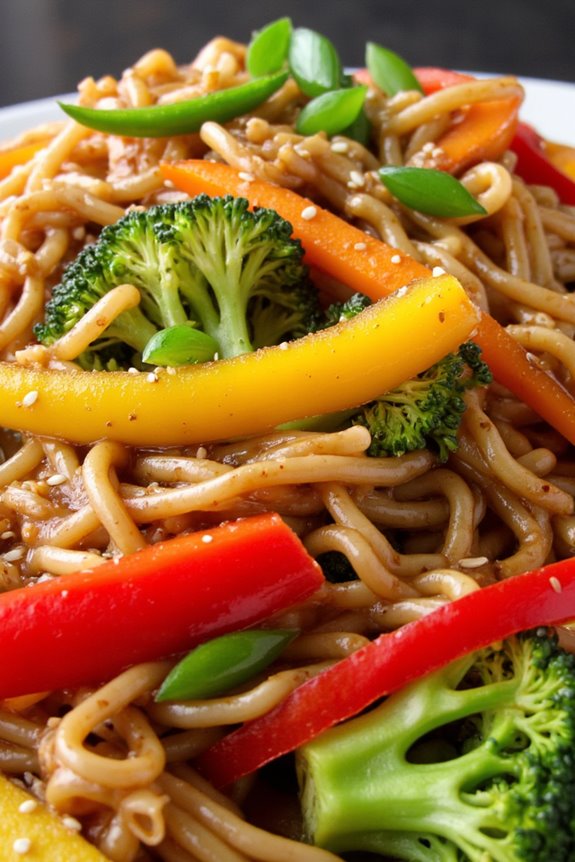 crispy noodle vegetable medley