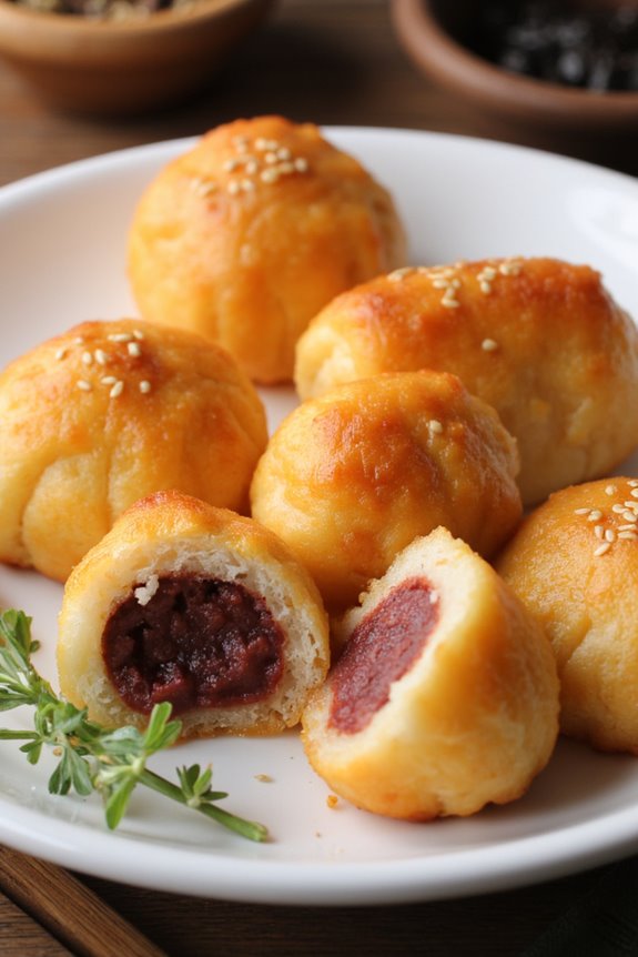 crispy rice cake dumplings