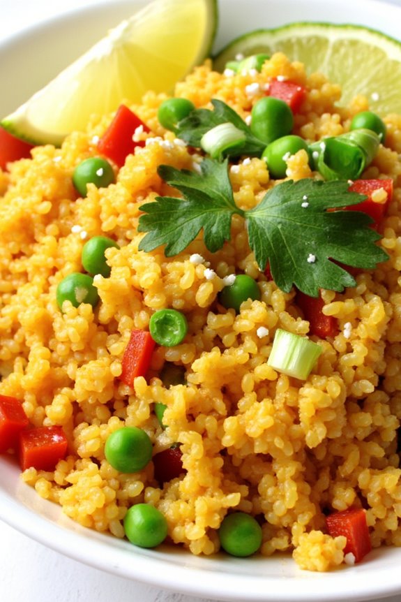 curried quinoa fried rice