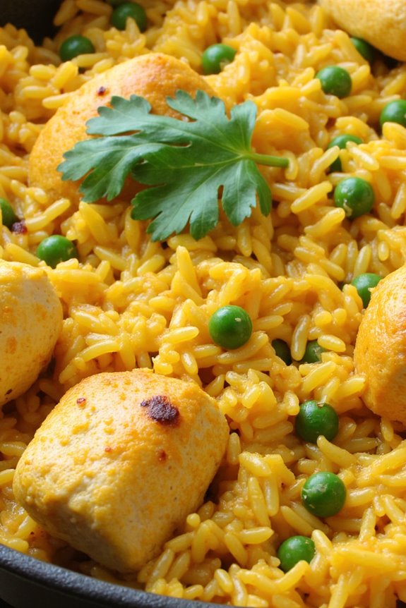 curry chicken rice casserole