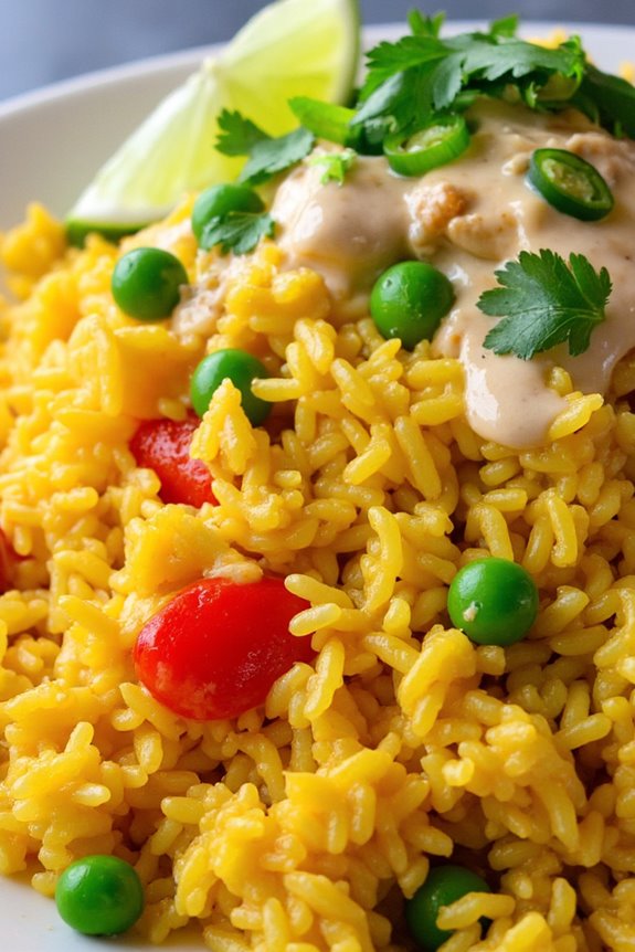 curry infused fried rice delight
