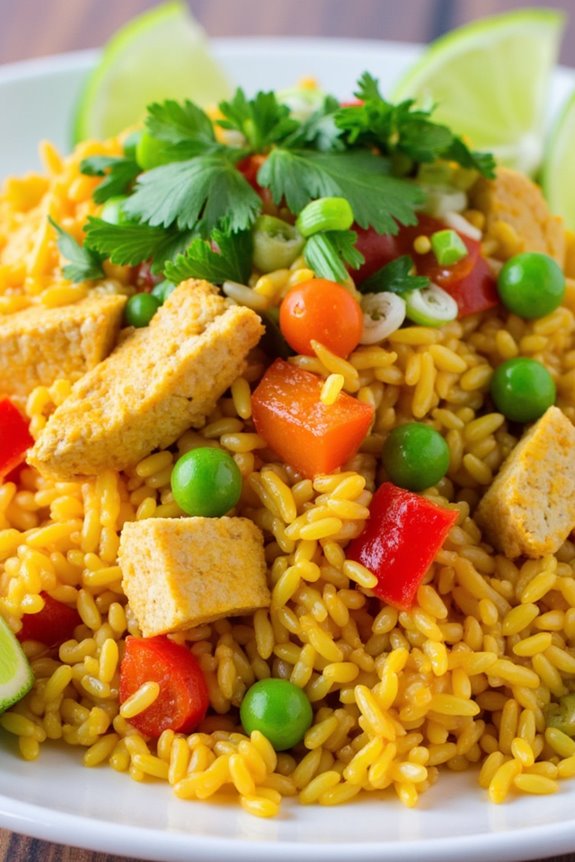 curry infused fried rice delight