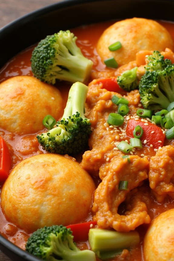 curry infused spicy tteokbokki delight