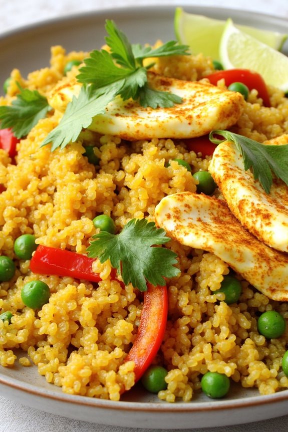 curry quinoa fried rice recipe