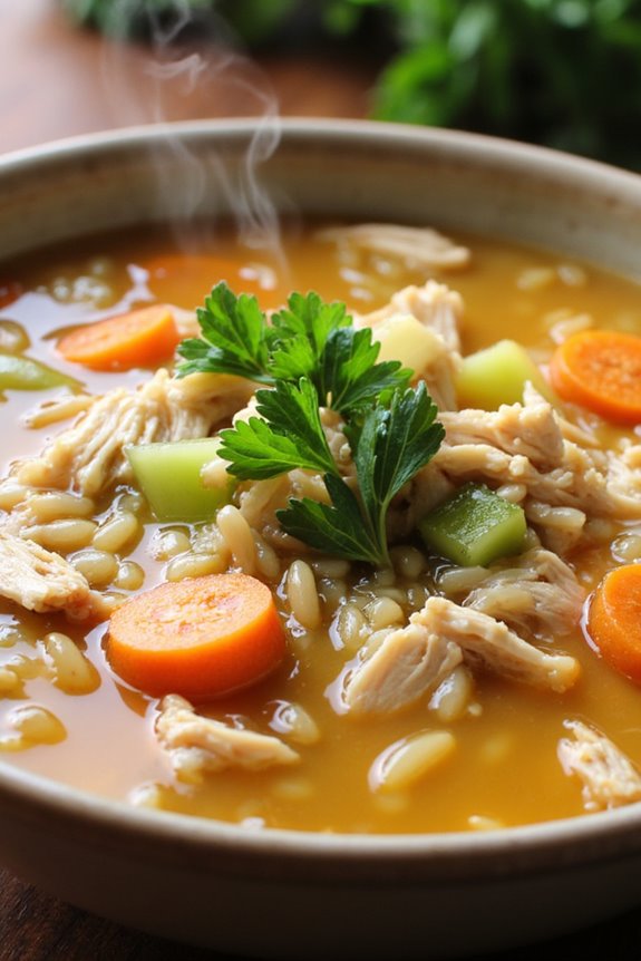 dairy free chicken rice soup