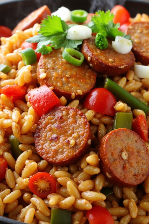 dairy free spicy sausage jambalaya
