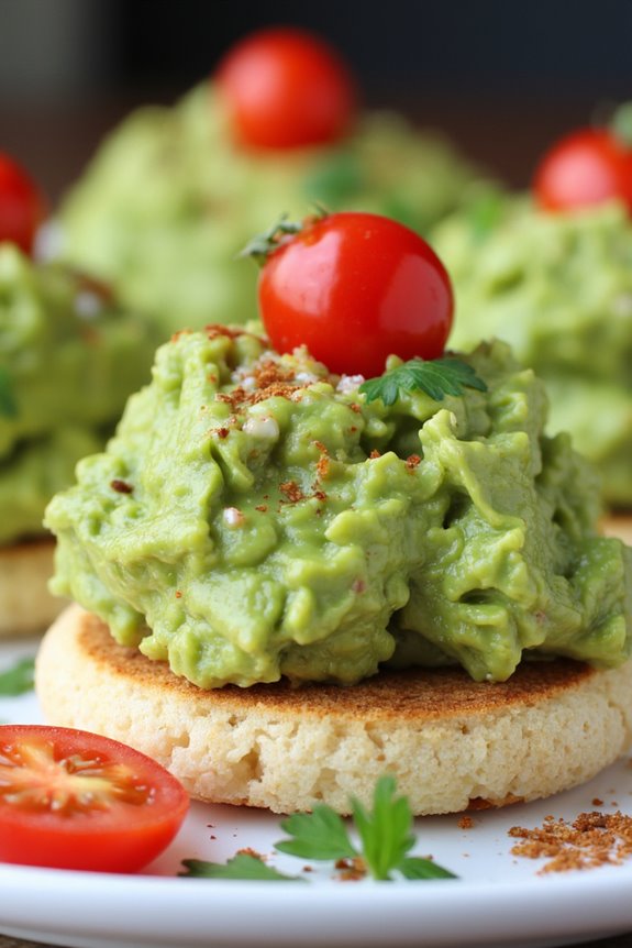 delicious creamy avocado topping