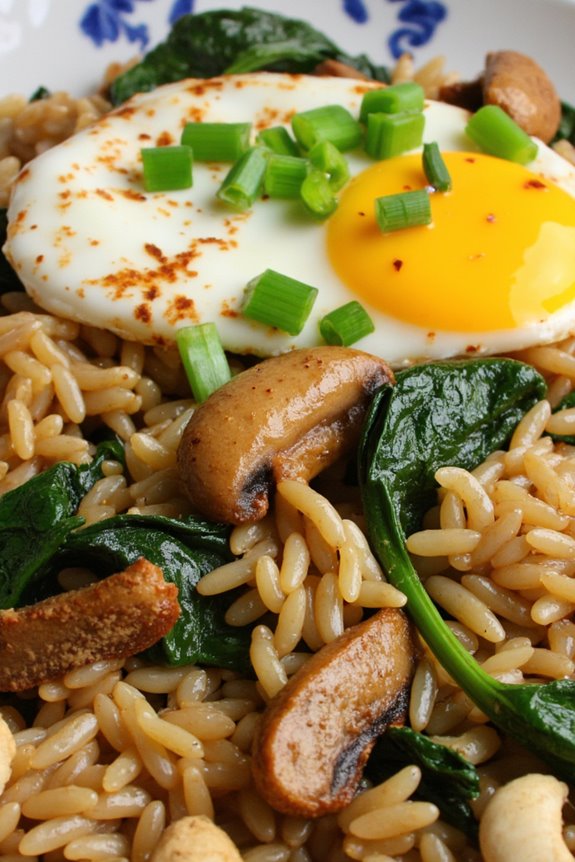 delicious nutritious mushroom rice