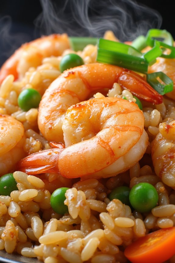 delicious shrimp fried rice
