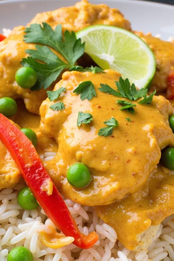 delicious slow cooked coconut curry