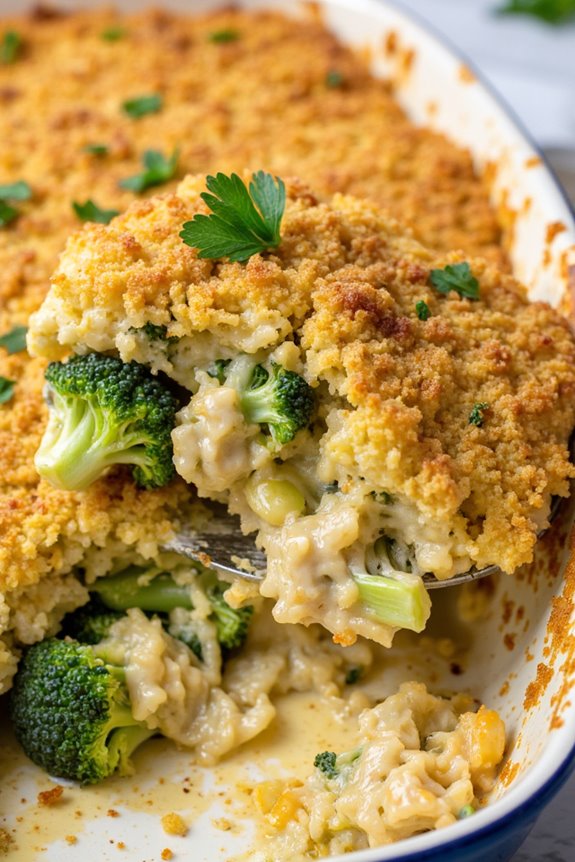 delicious vegan broccoli casserole