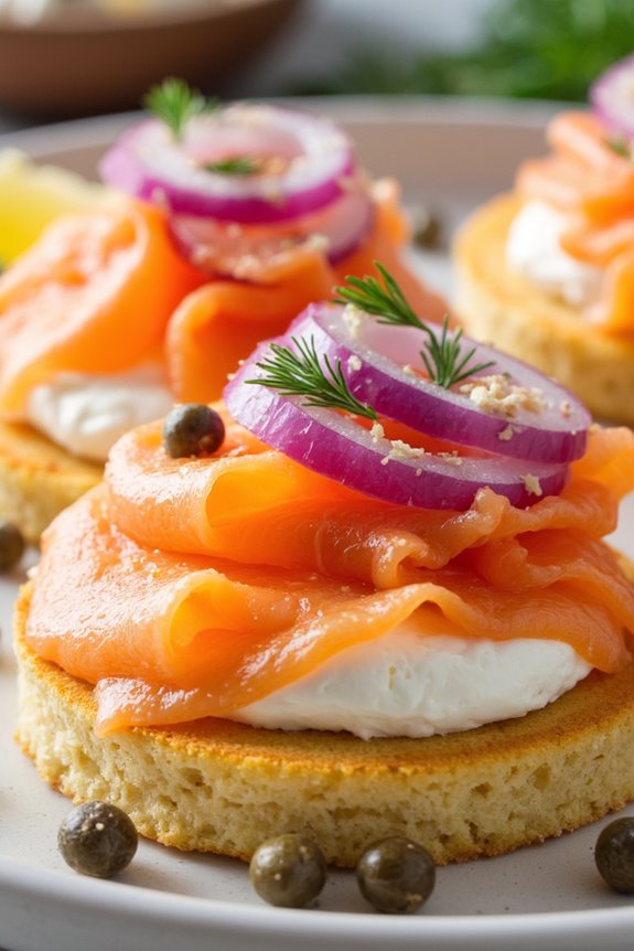 elegant smoked salmon appetizer