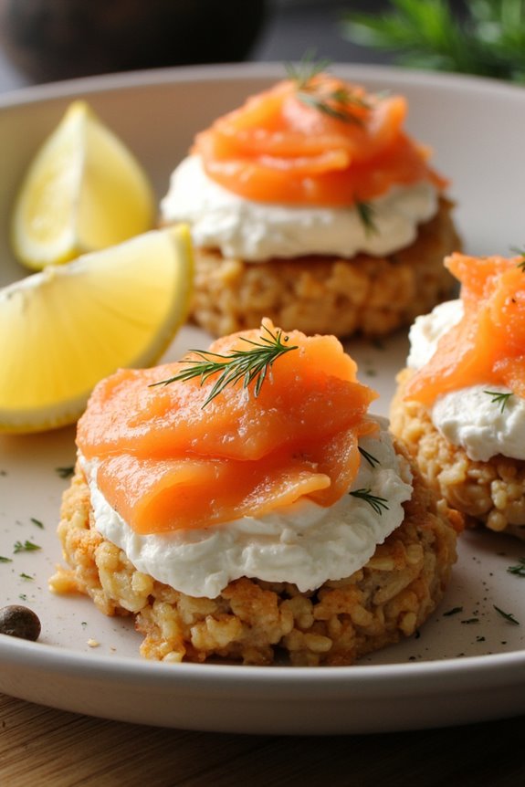 elegant smoked salmon appetizer