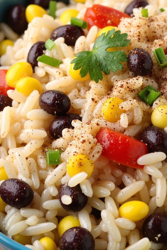 flavorful black bean rice
