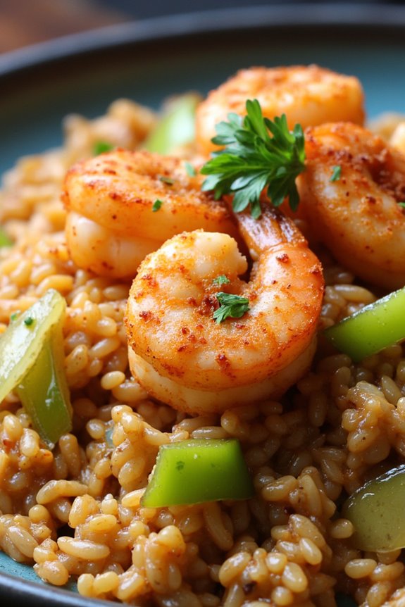 flavorful creole shrimp dish