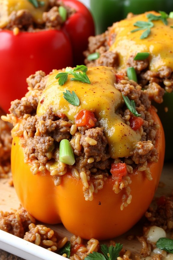 flavorful stuffed pepper dish
