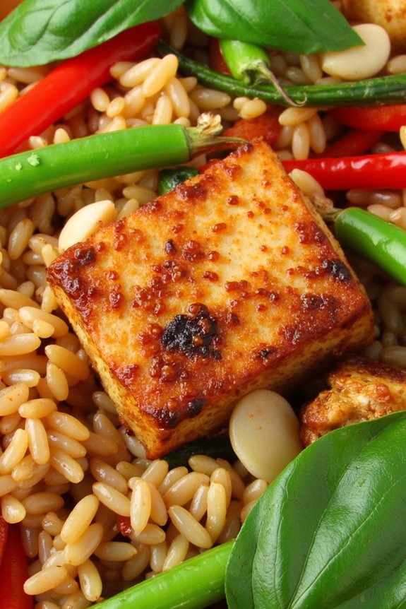 flavorful thai basil fried rice