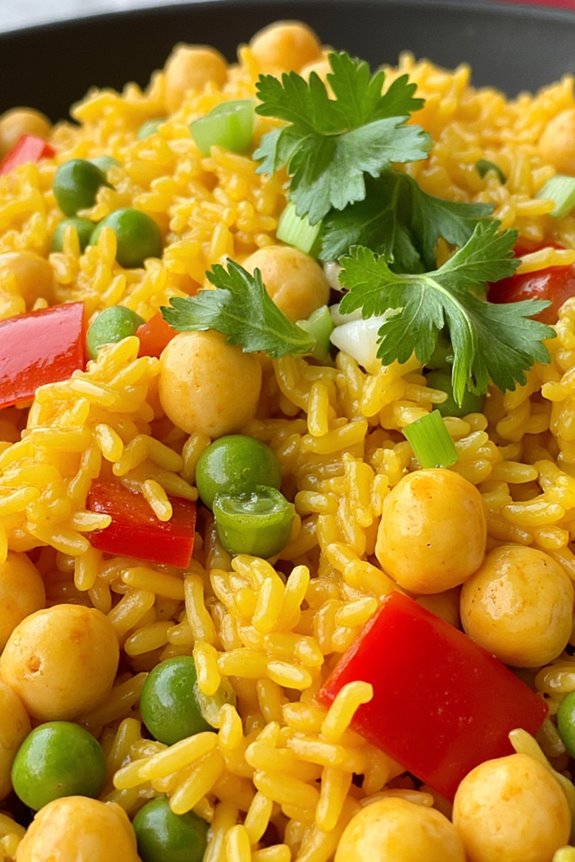 flavorful vegetarian curry rice